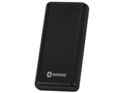 Powerbanck GOODIS (20.000 mAh - Micro USB + USB-C - Negro)