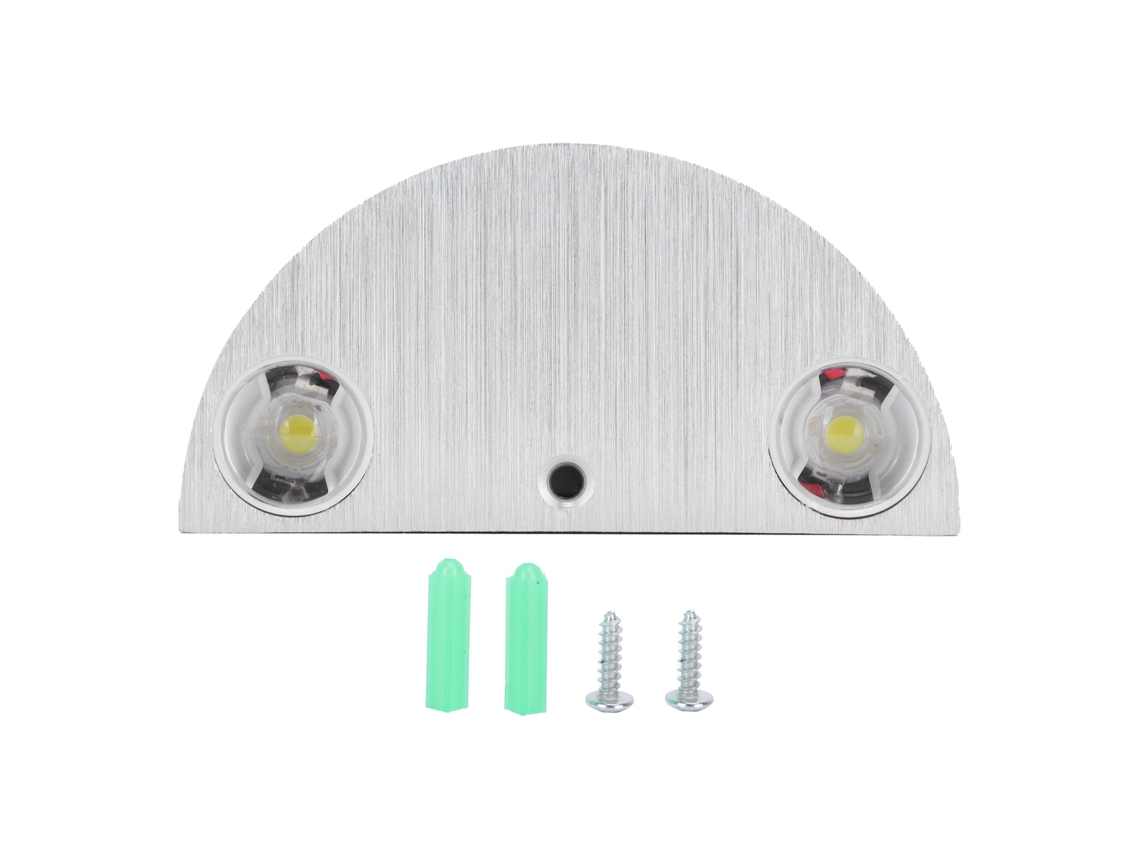 Lámpara De Pared Moderna Semicircular 9 W, Luz Decorativa Para Ktv, Bar, Sala Exposiciones, Blanco P