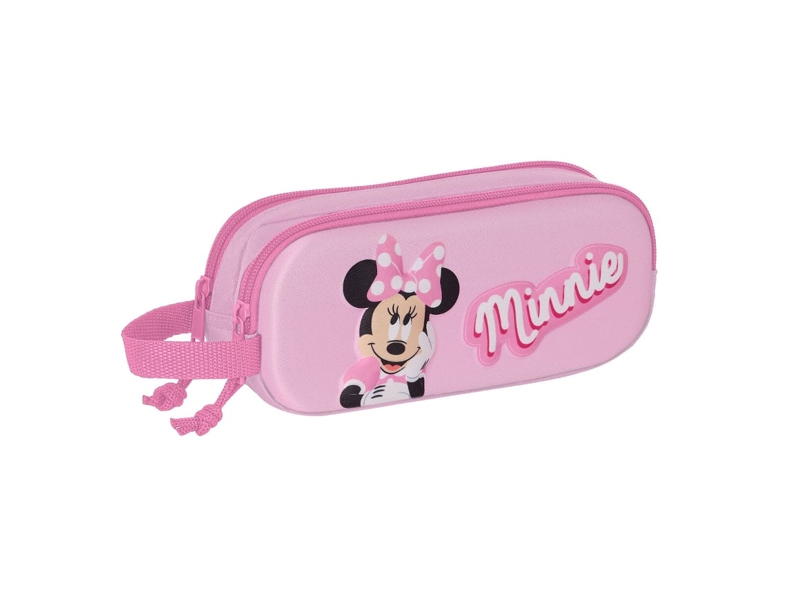 Estuche Doble 3D MINNIE (21 x 8 x 6 cm)