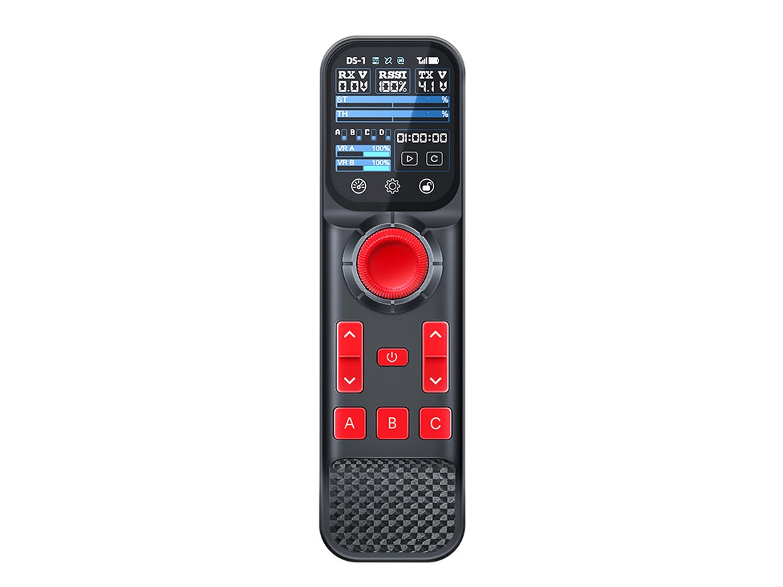 Negrohotrc Ds800 2.4ghz 8ch Fhss Transmisor De Radio Con Pantalla Táctil De 2 Pulgadas Y Receptor F-08a Para Modelos De Coches, Barcos Y Tanques Rc