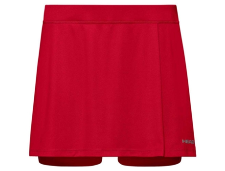 Falda para Mujer HEAD RACKET Easy Court Rojo para Tenis (140 cm)