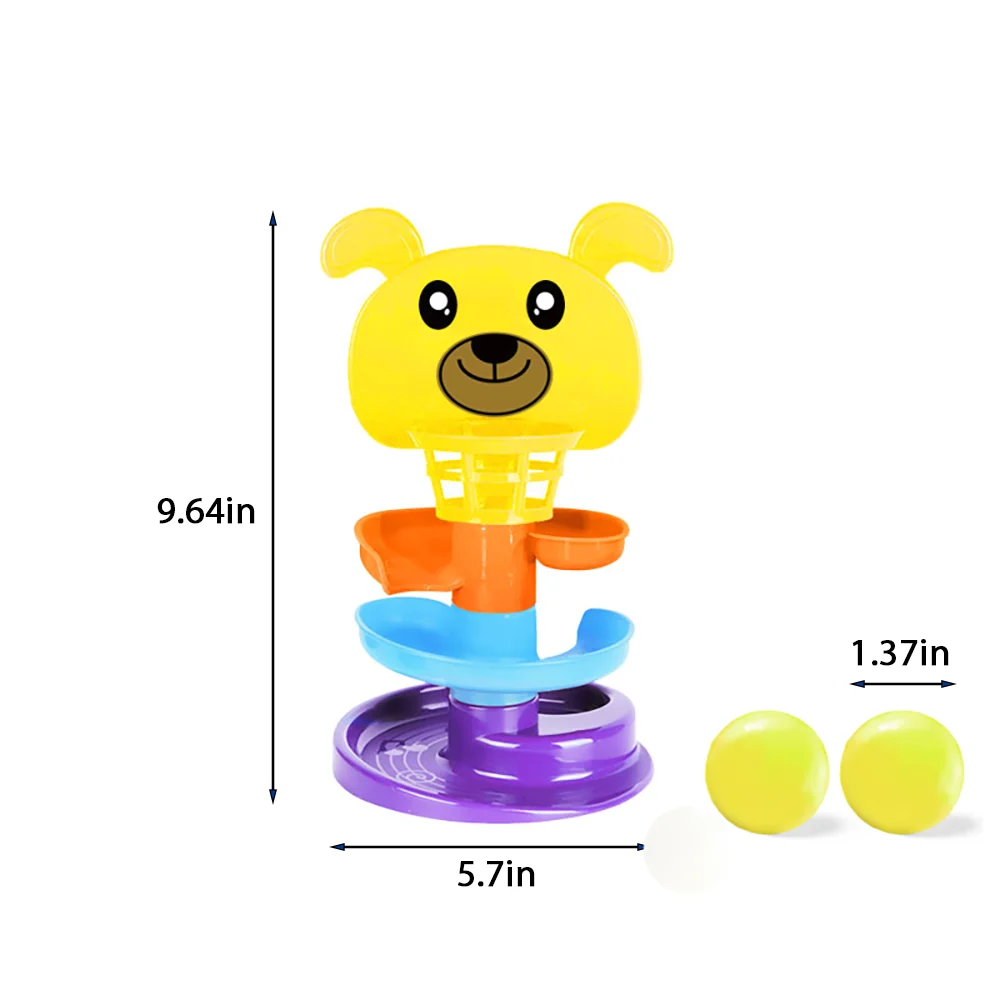 (3 Capas) Juguete Para Bebé, Pelota Rodante, Juego Educativo Para Niños, Pista De Apilamiento Para Bebés