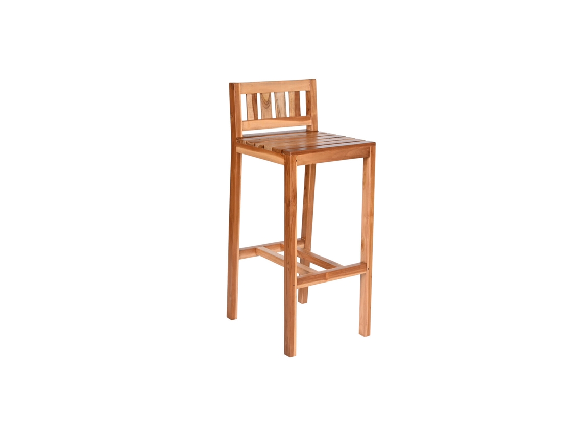 Taburete Teca Natural 40x47x100cm