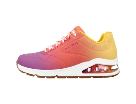 Zapatillas de Mujer SKECHERS Cadarços Flat Blanco (41)