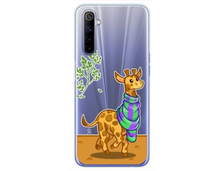 Carcasa Realme 6 TUMUNDOSMARTPHONE Dibujos Transparente Multicolor