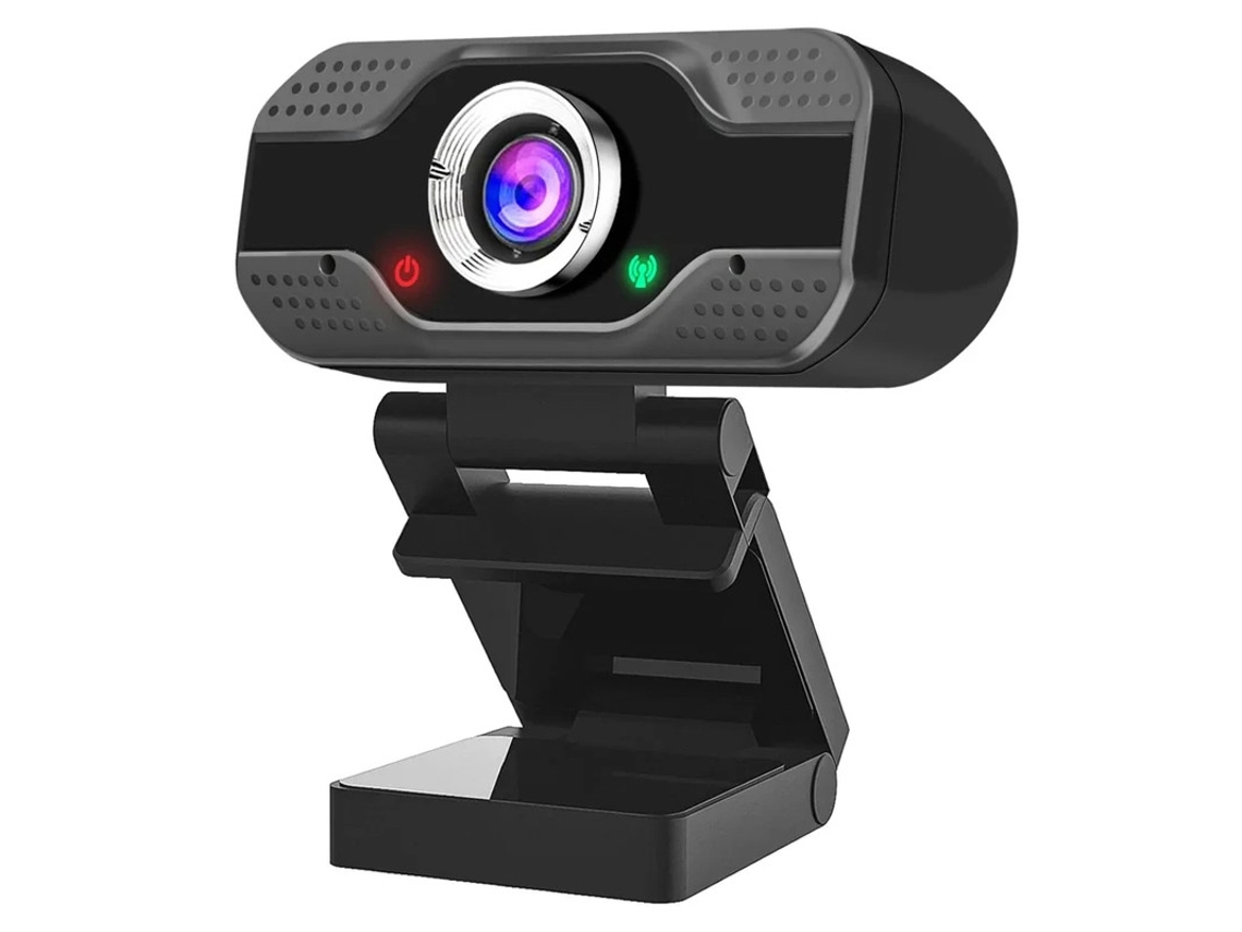 Cámara web HD con micrófono 1080p para videoconferencias, enseñanza y transmisión en línea (Black Yizhood)