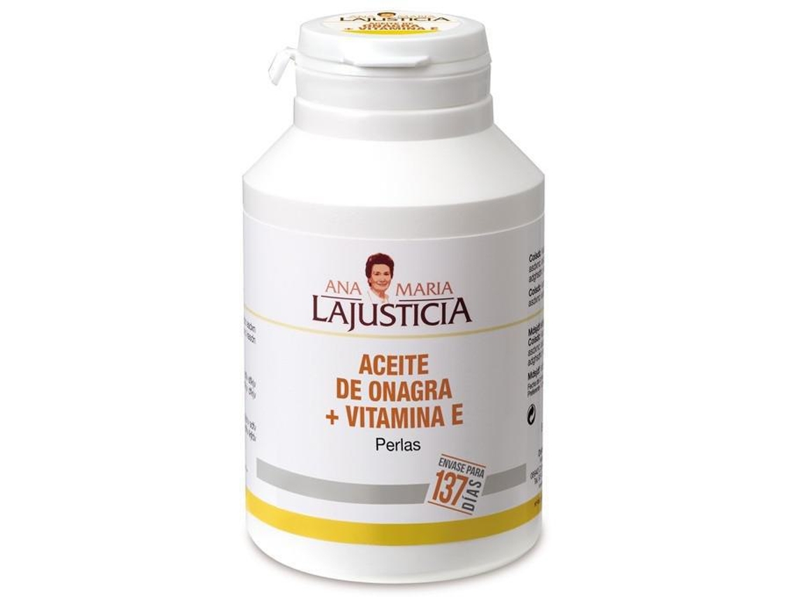 Complemento Alimentar ANA MARIA LAJUSTICIA Onagra Com Vitamina E (275 pérolas)