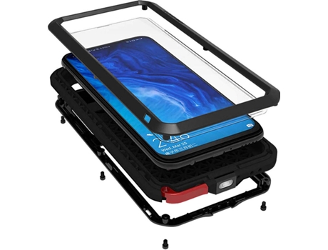 Carcasa Huawei P40 Lite LOVE MEI BACK-LOVEMEI-P40L Negro