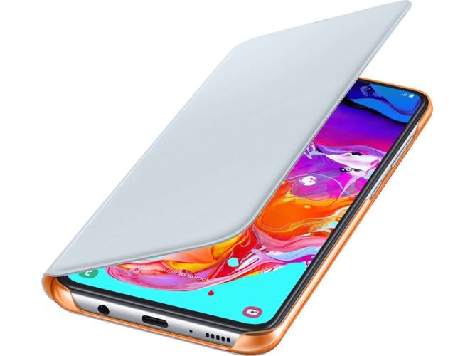 Funda SAMSUNG Galaxy A70 Wallet Blanco