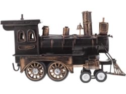 Modelo De Locomotora De Vapor De Aleación De Alta Calidad, Decoración De Trenes En Miniatura, Perfecto Para El