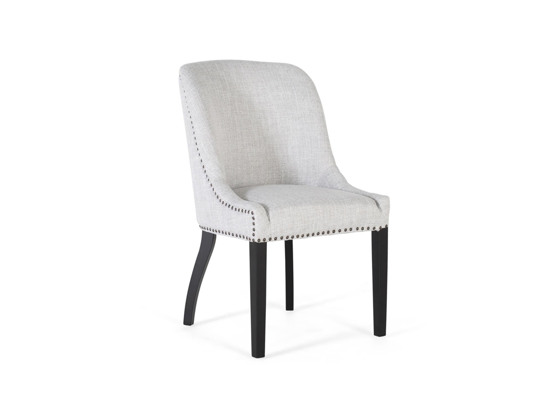 Conjunto de 4 Sillas Tapizadas en Tejido Gris 93X56X62 GINER Y COLOMER