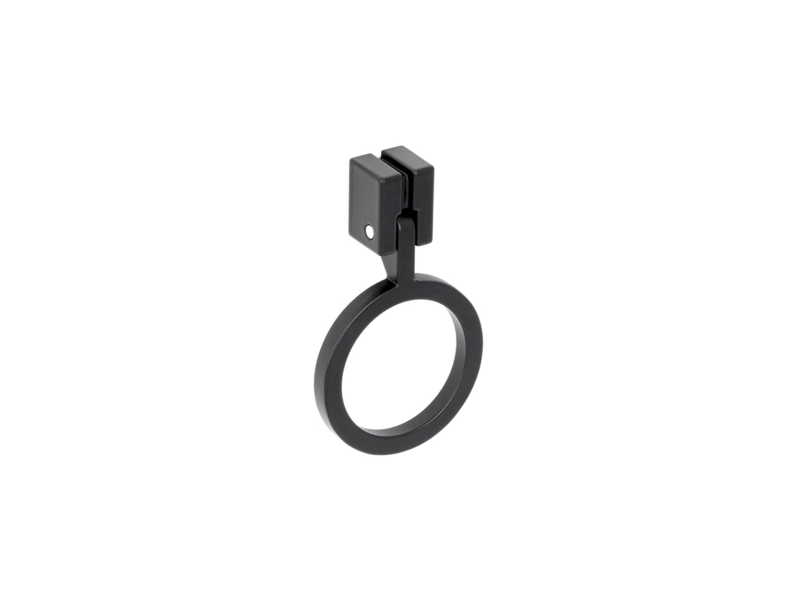 Tirador Para Mueble De Zamac L 45 Mm Barniz Negro Mate Lote De 6mm