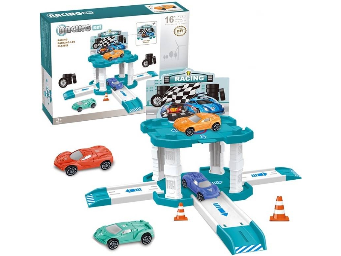 Set de coche azul Digitallab Ayj1 (edad mínima 3 años, 24 x 4 x 16,5 cm)