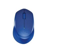 Ratón inalámbrico YIZHOOD M330 1000DPI óptico silencioso 2,4 GHz con receptor USB para oficina en casa usando PC azul