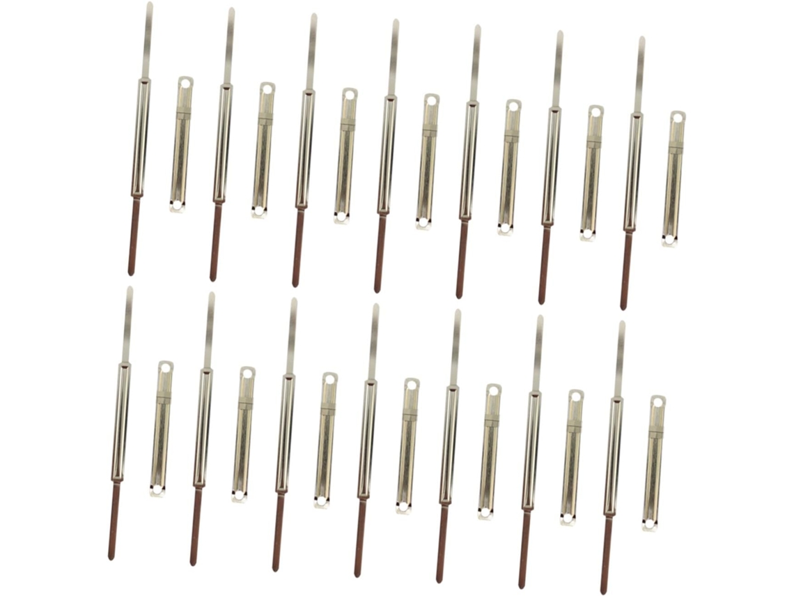 100 Clips Metálicos Para Encuadernación, 8 Cm, Clips Resistentes Chapados En Oro Para Material De Oficina, 50 Unidades