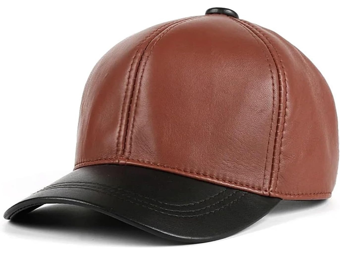Gorro de piel para hombre SFUSHOS con remaches, invierno.