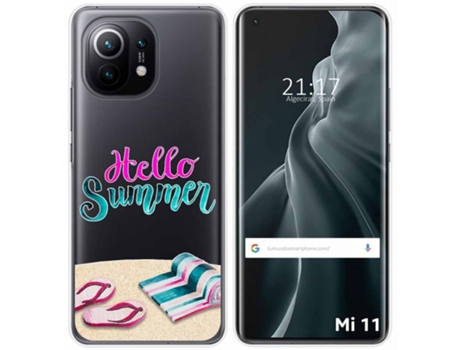 Carcasa Xiaomi Mi 11 5G TUMUNDOSMARTPHONE Dibujos Transparente Multicolor