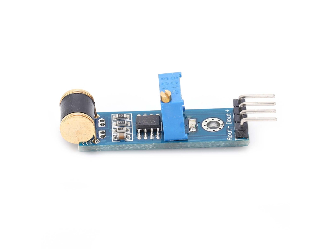 Módulo Sensor Vibración Choque 801s 4-pin Sensibilidad Ajustable Salida Señal Dc 3-5v