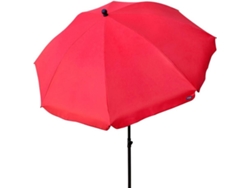 Sombrilla AKTIVE (Rojo - Poliéster - 240x240x230 cm)