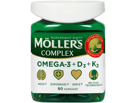 Complejo omega-3 D3 K2 Suplemento dietético 60 cápsulas