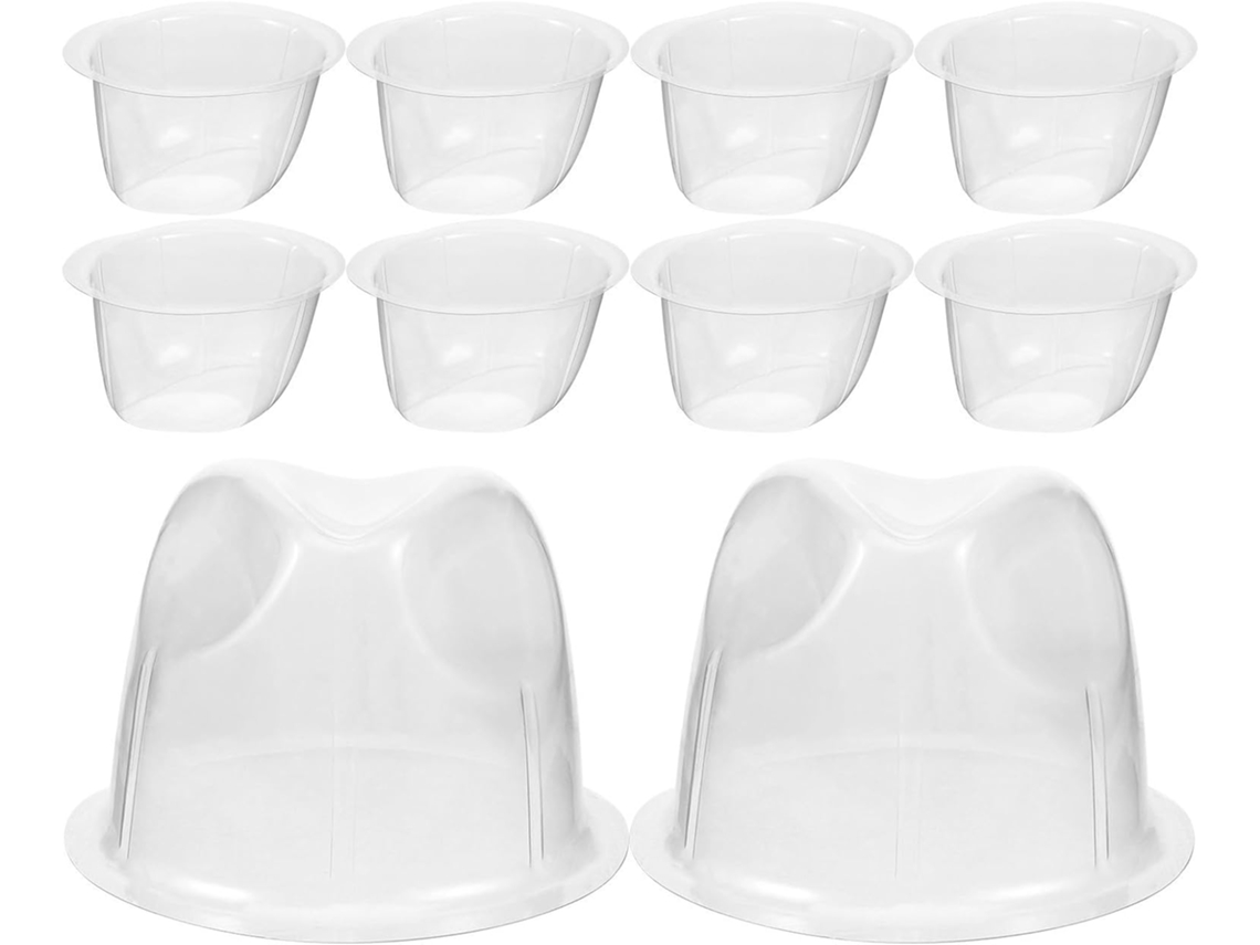 Soporte Sombreros Pvc Blanco 10 Unidades Gorras Guardar Exhibir Organizador Almacenamiento Interiores