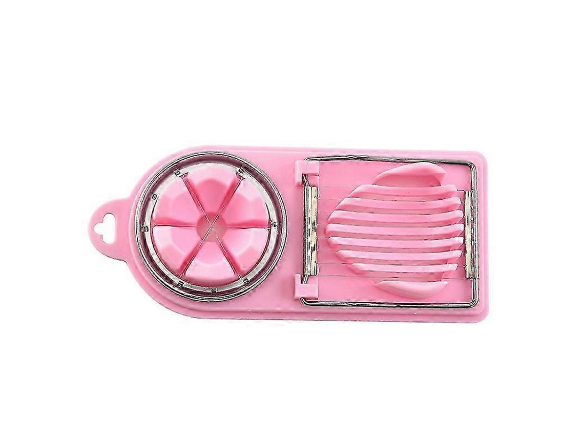 Cortador de huevos multifuncional 2 en 1 de acero inoxidable para frutas y huevos - Accesorios de cocina