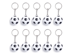 Pack De 10 Mini Llaveros De Fútbol, Obsequio Para Fiestas Y Regalo Para Fanáticos Del Deporte.