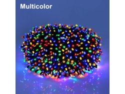 Guirnalda de luces LED impermeables con enchufe europeo Mdug (multicolor, 100 m)