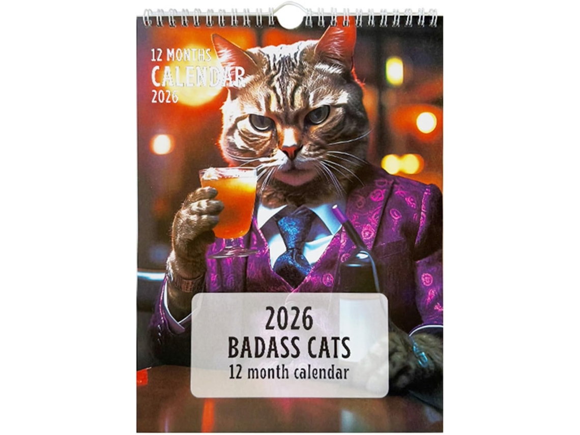 Calendario Artístico 2026 Con Hojas De Papel Grueso Estucado, Colores Vibrantes