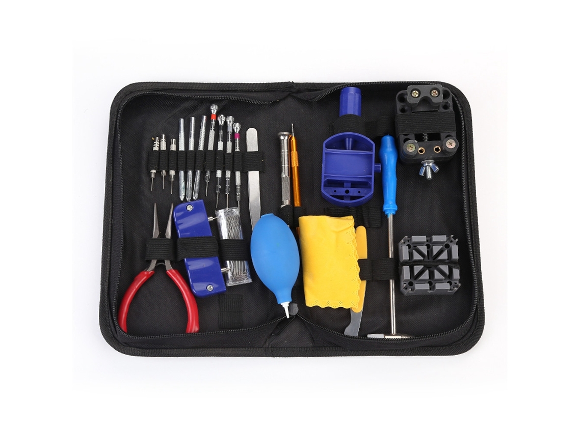 Kit De Herramientas De Reparación De Relojes Portátil De 23 Piezas