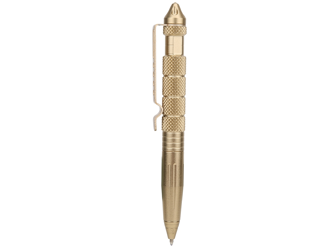 Lápiz Táctico De Autodefensa Exterior Rompevidrios Emergencia Herramienta De Supervivencia 0.5mm Oro Champán
