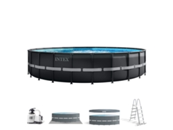 Piscina Tubular INTEX 26340 (com Bomba - 47241 L - 732x132cm)