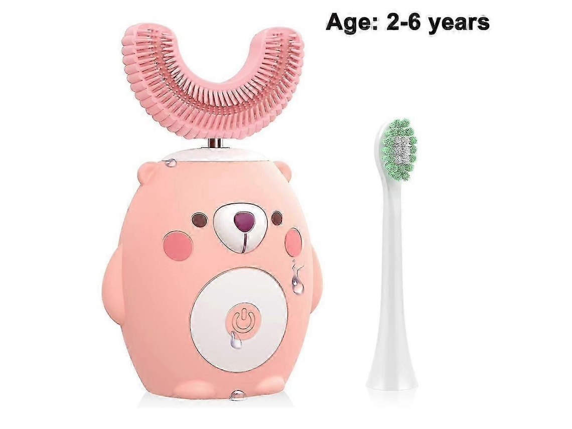 Haz que cepillarse los dientes sea divertido para los niños con el cepillo de dientes eléctrico ultrasónico GOKOCO para niños con cabezal de gel de sílice suave.