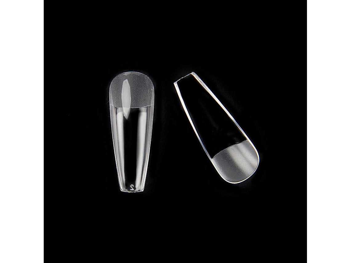 500 puntas de uñas de gel transparente para kit de extensión de uñas. NEVEANCE