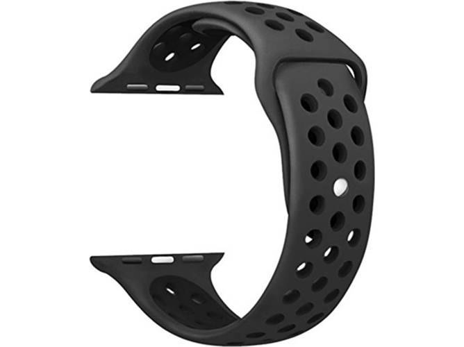 Correa Apple Watch 38, 40 mm WJS Silicona Negro