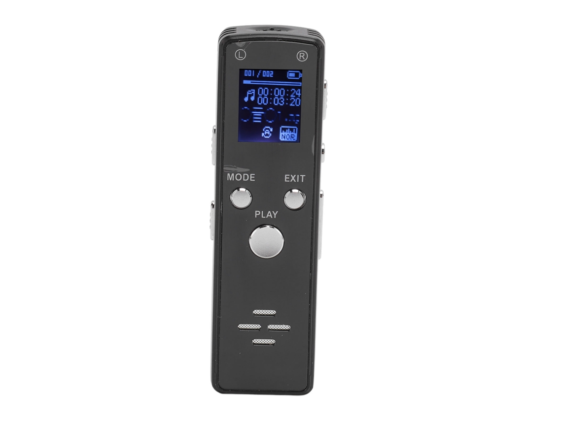 Grabadora De Voz Digital Con Reducción De Ruido, 64 Gb, Reproductor Mp3 Portátil Para Reuniones Y Clases.