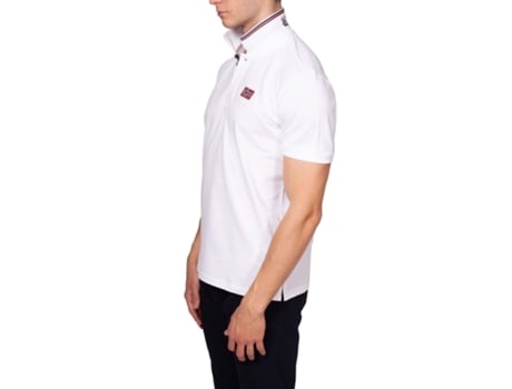 Polo de Hombre NAPAPIJRI Algodón Blanco (M)