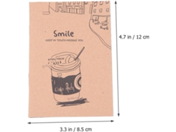 Lote De 30 Carnets Rétro En Papier Kraft 10x14 Cm Mini Cahiers Pour Élève Bloc-notes Vintage