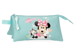 Disney Estuche Escolar Minnie Figaro Poliéster Azul Claro