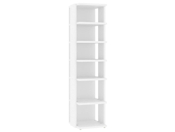 Mueble zapatero VIDAXL Blanco Madera contrachapada (27,5x27x102 cm)