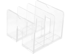 Organizador De Escritorio Transparente Para Archivos Y Estante De Almacenamiento Práctico Y Resistente.