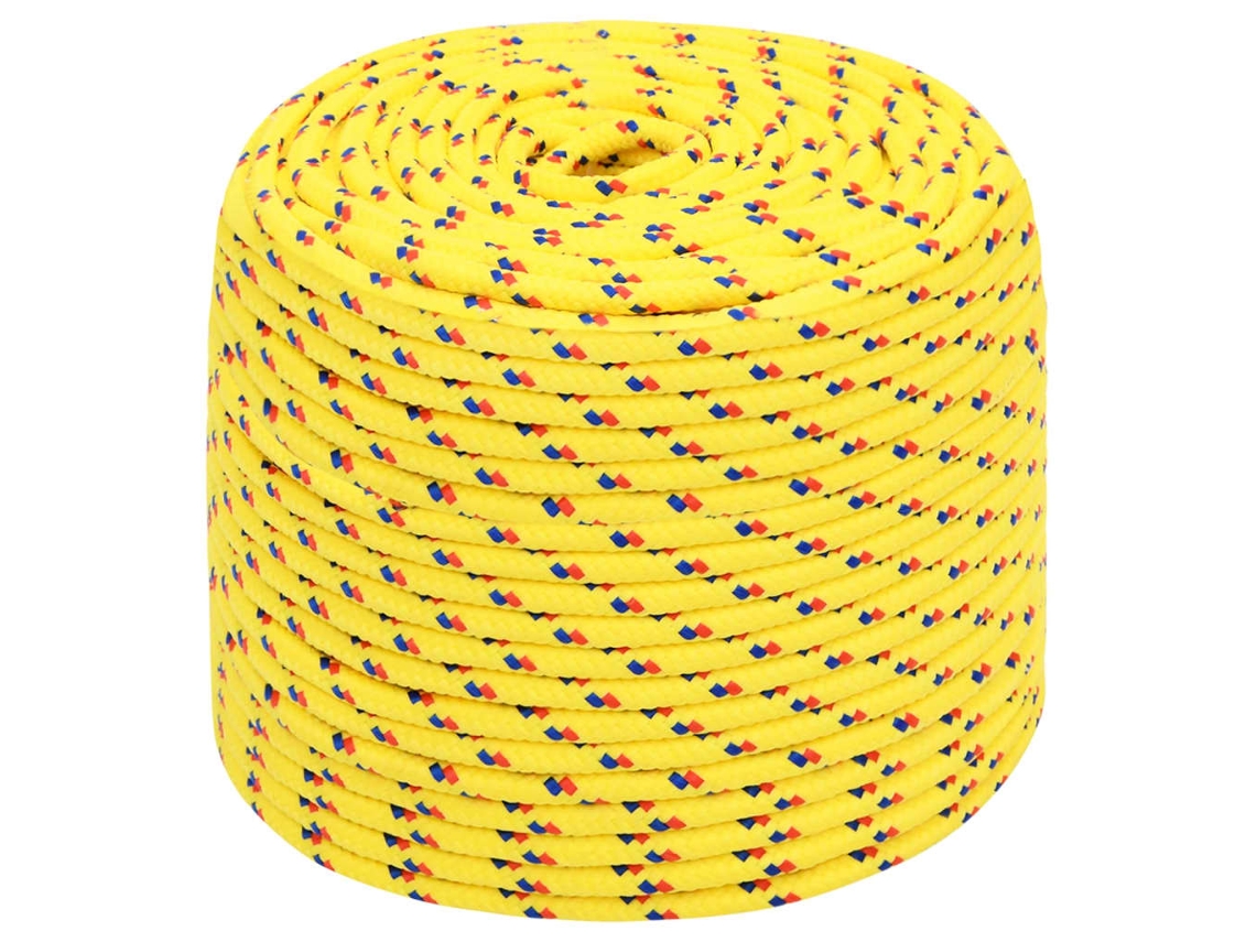 Cuerda para barcos de 8 mm y 500 m, polipropileno amarillo HARLANV1