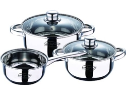 Batería de Cocina de Inducción SAN IGNACIO Cassel (Acero Inoxidable - 5 Piezas)