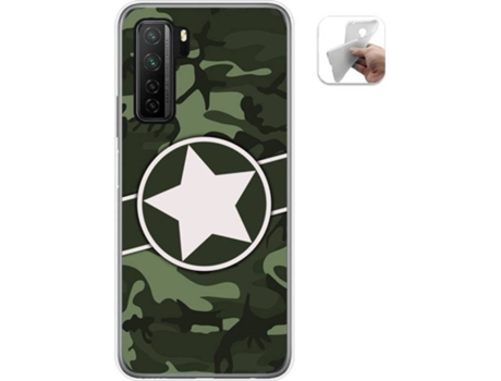 Carcasa Huawei P40 Lite 5G TUMUNDOSMARTPHONE Camuflaje 01 Multicolor