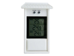 Termómetro electrónico para exteriores GOKOCO, termohigrómetro impermeable, termómetro para refrigerador, tamaño de temperatura.