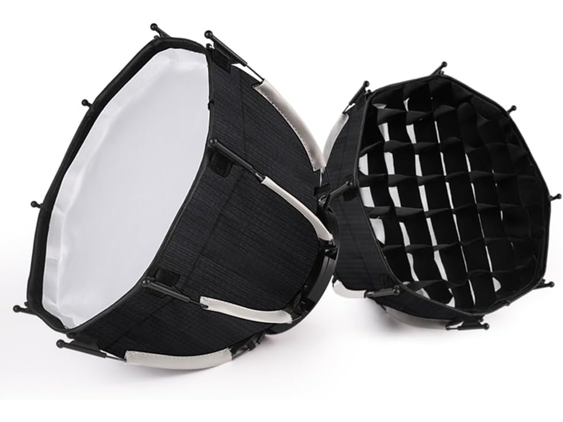 Softbox De 30 Cm Con Montura Mini Bowens, Cierre Tipo Nido, Estilo Estudio, Recambio Cob Zu60 O M60