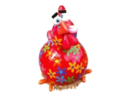 Estatua De Pollo De Resina Para Decoración De Jardín/patio Con Expresiones Divertidas.