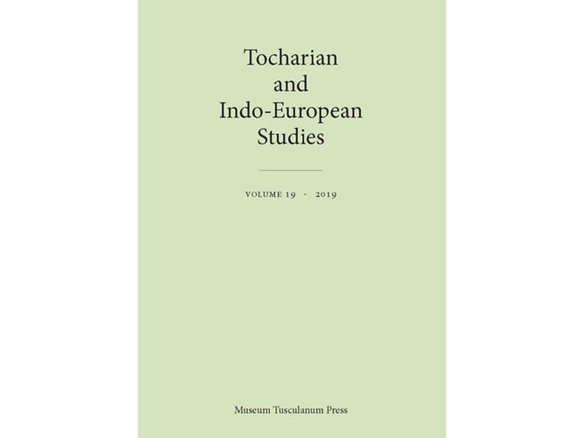 Libro Tocharian And Indo-european Studies 19 De Thomas Olander (inglés)
