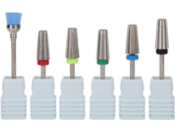 Brocas Para Uñas 5 En 1, Herramienta De Manicura De Acero De Tungsteno Para Pulir Y Eliminar Uñas.