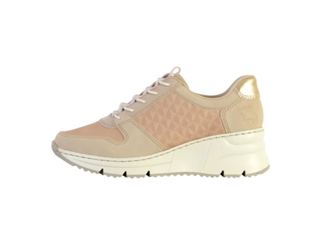 Sandalias de Tacón de Mujer RIEKER Piel Beige (38)
